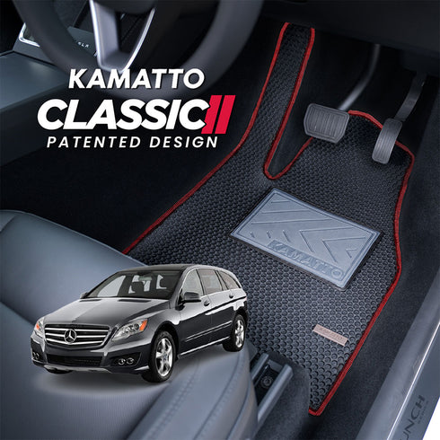 Kamatto Classic Mercedes Benz R-Class R300L Facelift 7-Seater (2010-2013) Car Floor Mat and Carpet