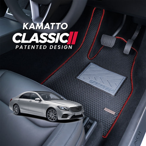 Kamatto Classic Mercedes Benz S-Class W222 Facelift (2017-2021) Car Floor Mat and Carpet