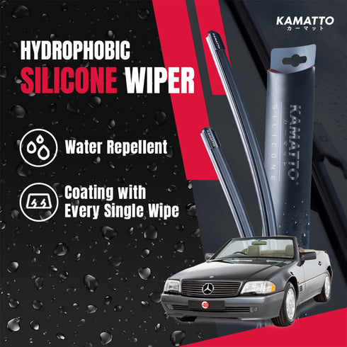 Kamatto Wiper Mercedes Benz SL-Class R129 (1989-2001) Hydrophobic Silicone Water Repelling Coating