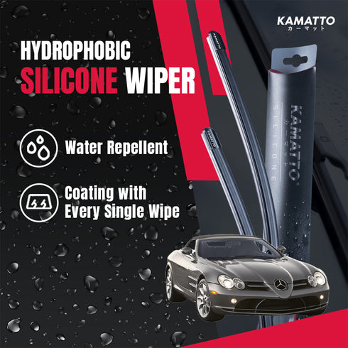 Kamatto Wiper Mercedes Benz SLR R199 (2003-2010) Hydrophobic Silicone Water Repelling Coating