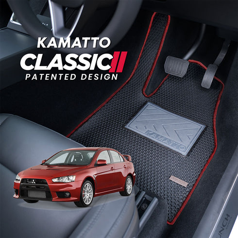 Kamatto Classic Mitsubishi Lancer AUTO (2008-Present) Car Floor Mat and Carpet
