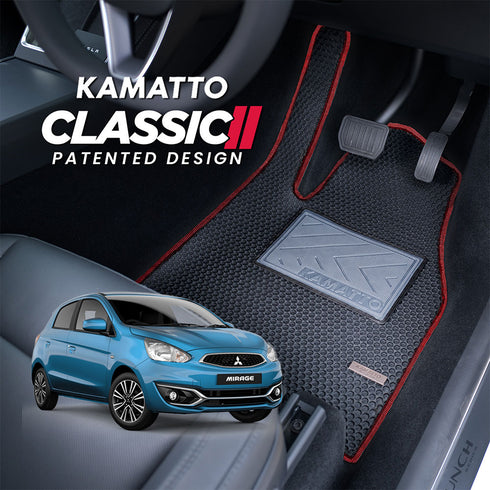 Kamatto Classic Mitsubishi Mirage (2012-Present) Car Floor Mat and Carpet