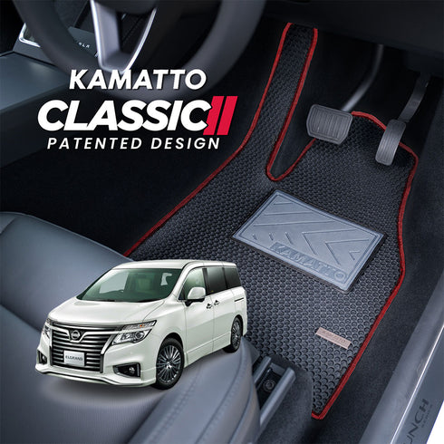 Kamatto Classic Nissan Elgrand E52 7-Seater (2010-Present) Car Floor Mat and Carpet