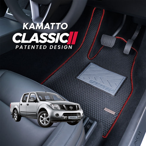 Kamatto Classic Nissan Navara Double Cab D40 (2004-2015) Car Floor Mat and Carpet