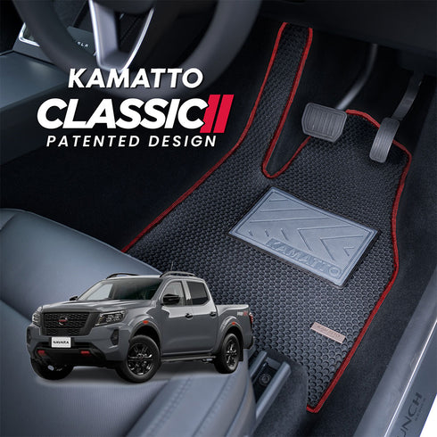 Kamatto Classic Nissan Navara Double Cab (2021-Present) Car Floor Mat and Carpet