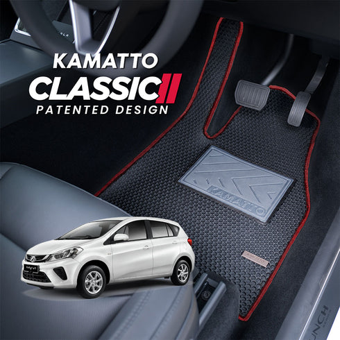 Kamatto Classic Perodua Myvi (2017-Present) Car Floor Mat and Carpet