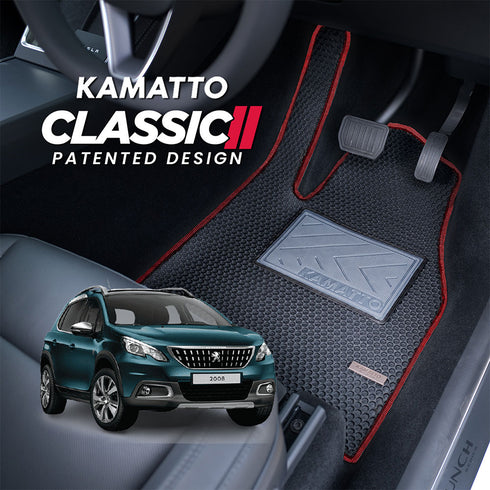 Kamatto Classic Peugeot 2008 (2014-2021) Car Floor Mat and Carpet