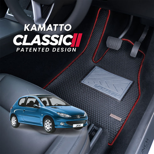 Kamatto Classic Peugeot 206 (2004-2010) Car Floor Mat and Carpet