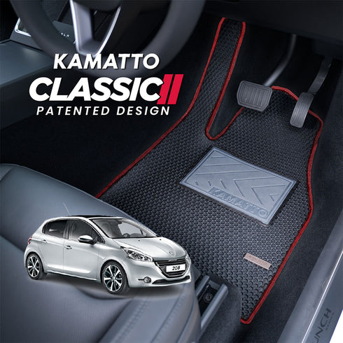 Kamatto Classic Peugeot 208 (2013-Present) Car Floor Mat and Carpet