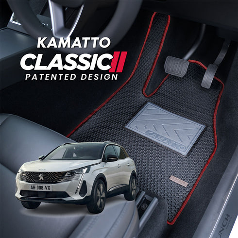 Kamatto Classic Peugeot 3008 (2021-Present) Car Floor Mat and Carpet