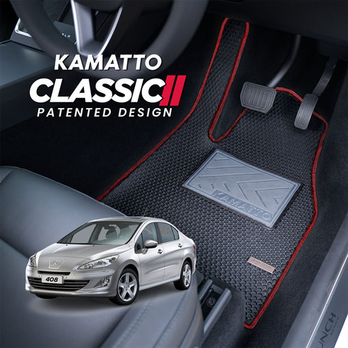 Kamatto Classic Peugeot 408 (2012-2015) Car Floor Mat and Carpet