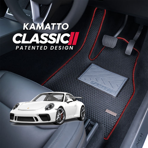 Kamatto Classic Porsche 911 GT3 (2013-2019) Car Floor Mat and Carpet