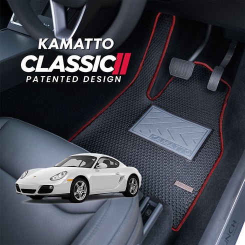 Kamatto Classic Porsche 987 Cayman with Bose Subwoofer (2005-2012) Car Floor Mat and Carpet