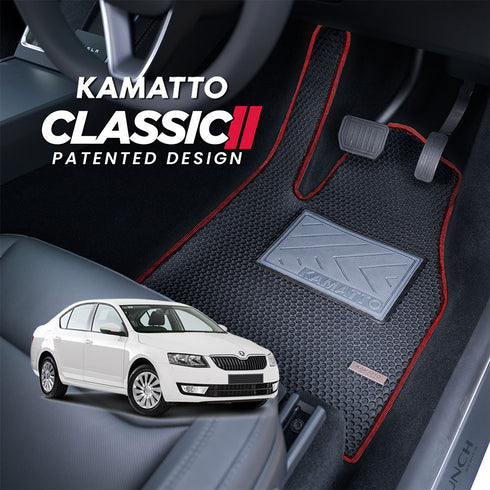 Kamatto Classic Skoda Octavia MK3 Sedan (2012-2019) Car Floor Mat and Carpet