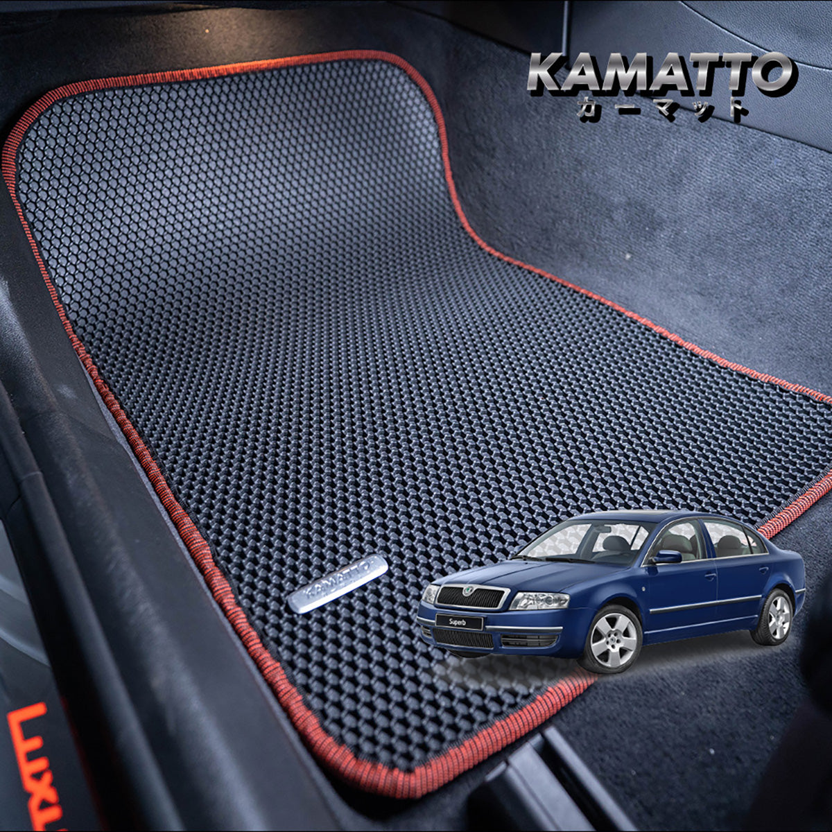 Tappetini Gomma 3D Skoda Superb II 08-15 - Prezzo Top, Qualità Vera