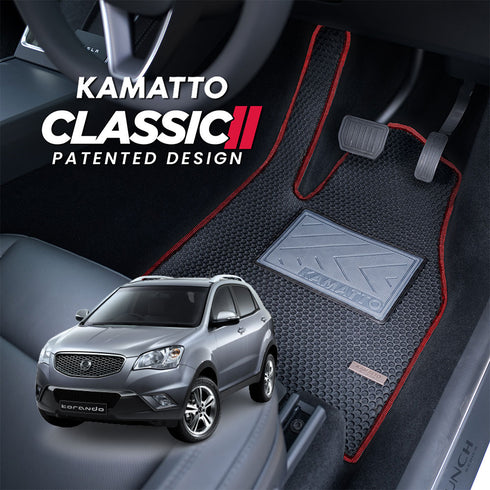 Kamatto Classic SsangYong Actyon C200 D20T (2012-2019) Car Floor Mat and Carpet