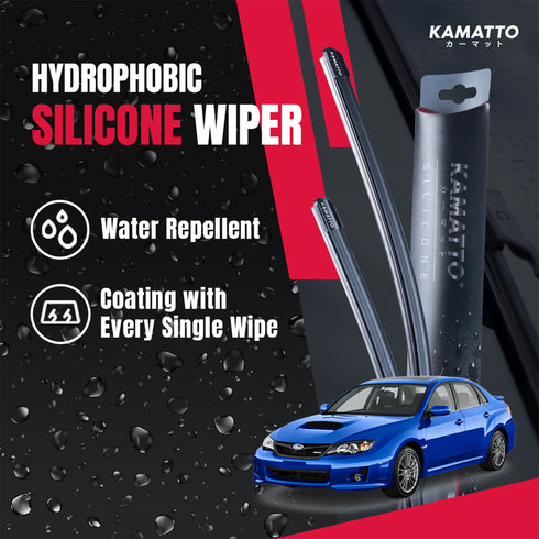 Kamatto Wiper Subaru WRX STI (2008-2013) Hydrophobic Silicone Water Repelling Coating