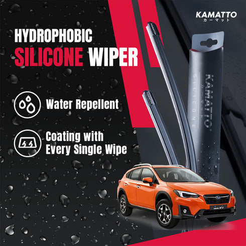 Kamatto Wiper Subaru XV (2017-Present) Hydrophobic Silicone Water Repelling Coating