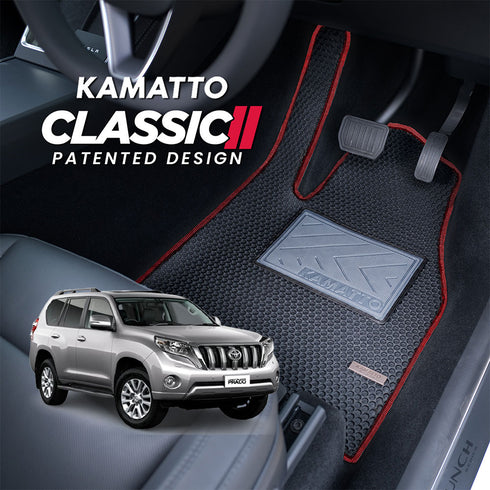 Kamatto Classic Toyota Land Cruiser Prado J150 7-Seater Pre-Facelift (2010-2014) Car Floor Mat and Carpet