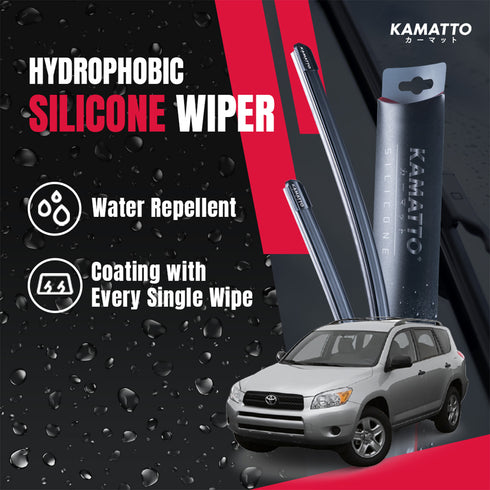Kamatto Wiper Toyota RAV4 (2005-2012) Hydrophobic Silicone Water Repelling Coating