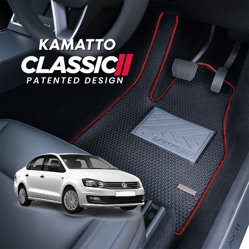 Kamatto Classic Volkswagen Polo Sedan (2012-2016) Car Floor Mat and Carpet