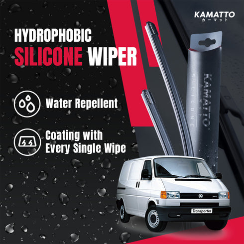 Kamatto Wiper Volkswagen Transporter (T4) 1990-2003 Hydrophobic Silicone Water Repelling Coating