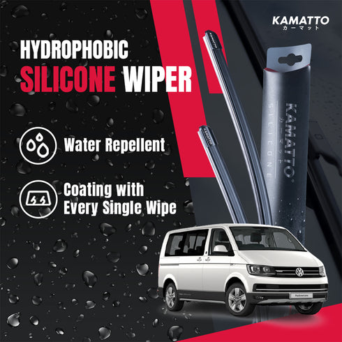 Kamatto Wiper Volkswagen Transporter (T5) 2003-2015 Hydrophobic Silicone Water Repelling Coating