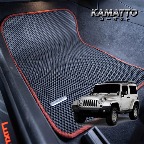Kamatto Classic Jeep Wrangler JK 3-Door (2007-2018) Car Floor Mat and Carpet