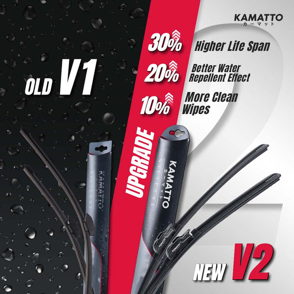 [BUNDLE DEAL] Wiper For This Car - Kamatto Hydrophobic Silicone Wiper