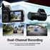 [FREE WIRE KIT] Kamatto Dashcam K60 2K 1440P Ultra HD WIFI APP Parking Surveillance With Screen