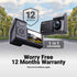 [FREE WIRE KIT] Kamatto Dashcam K60 2K 1440P Ultra HD WIFI APP Parking Surveillance With Screen
