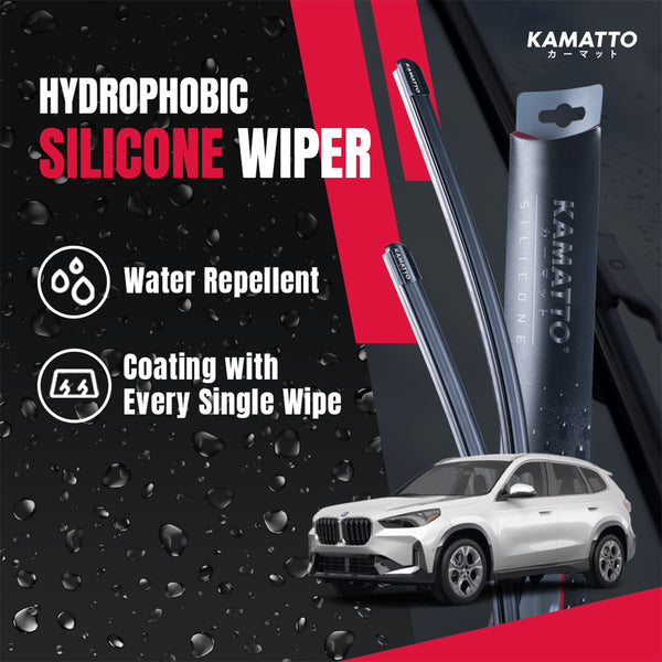 Kamatto Wiper BMW iX1 U11 (2023-Present) Hydrophobic Silicone Water Repelling Coating