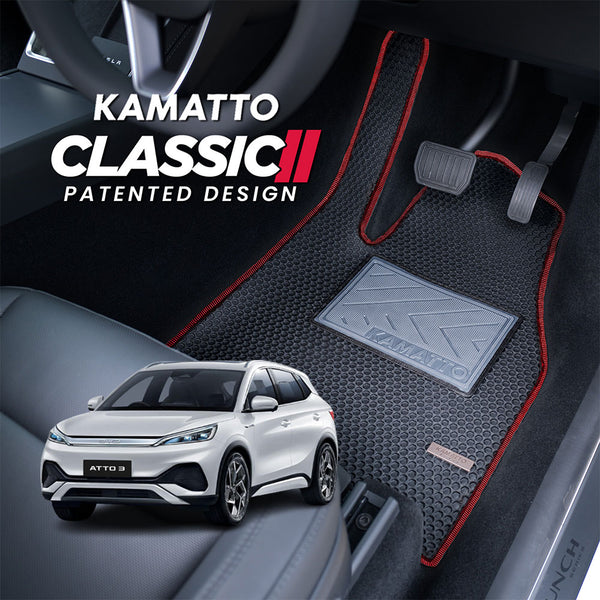Kamatto Classic BYD Atto 3 (2022-Present) Car Floor Mat and Carpet