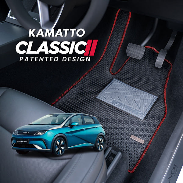Kamatto Classic BYD Dolphin (2023-Present) Car Floor Mat and Carpet