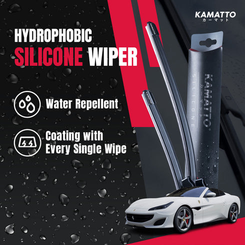Kamatto Wiper Ferrari Portofino F164 (2017-2023) Hydrophobic Silicone Water Repelling Coating