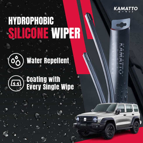 Kamatto Wiper GWM Tank 300 (2024-Present) Hydrophobic Silicone Water Repelling Coating