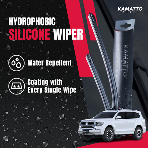 Kamatto Wiper GWM Tank 500 HEV 7-Seater (2025-Present) Hydrophobic Silicone Water Repelling Coating