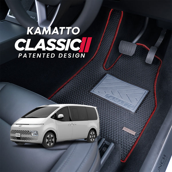 Kamatto Classic Hyundai Staria US4 (2022-Present) Car Floor Mat and Carpet