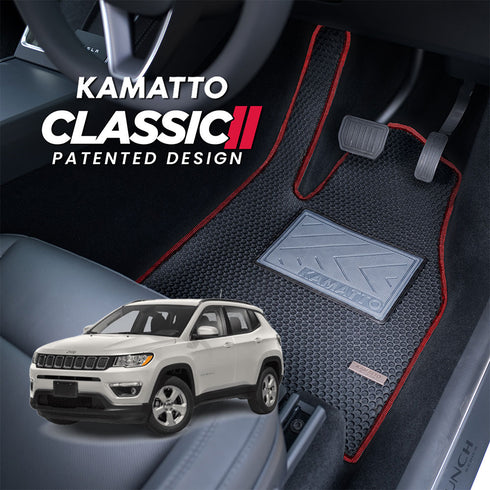 Kamatto Classic Jeep Compass Limited/Longitude (2018-Present) Car Floor Mat and Carpet