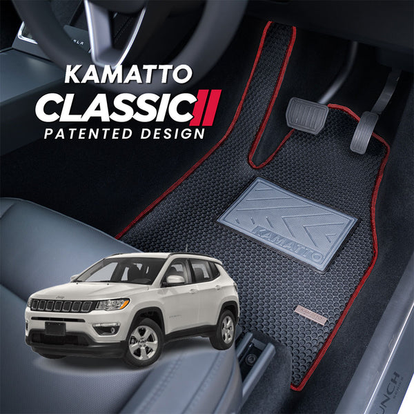 Kamatto Classic Jeep Compass Limited/Longitude (2018-Present) Car Floor Mat and Carpet