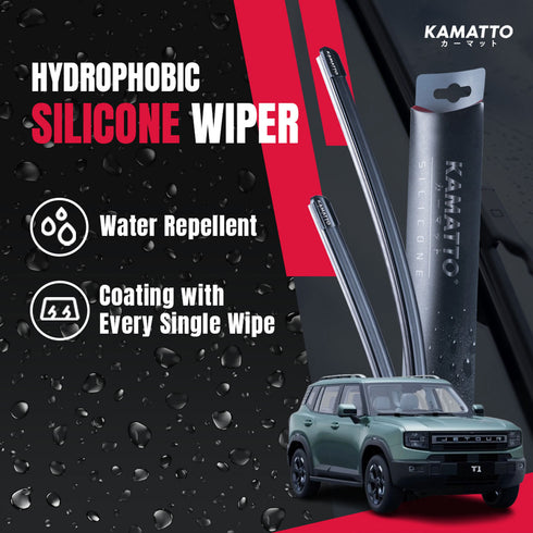 Kamatto Wiper Jetour T1 (2026-Present) Hydrophobic Silicone Water Repelling Coating
