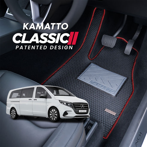 Kamatto Classic Mercedes Benz Vito Tourer W447 LWB 7-Seater (2014-Present) Car Floor Mat and Carpet
