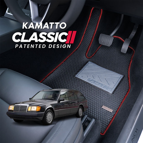 Kamatto Classic Mercedes Benz W124 Estate S124 (1985-1996) Car Floor Mat and Carpet