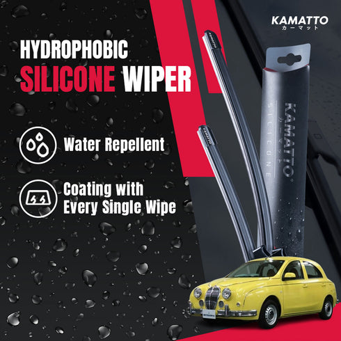 Kamatto Wiper Mitsuoka Viewt K13 (2012-2023) Hydrophobic Silicone Water Repelling Coating