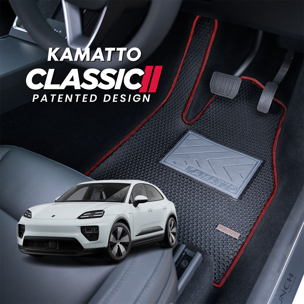Kamatto Classic Porsche Macan Electric (2024-Present) Car Floor Mat an ...