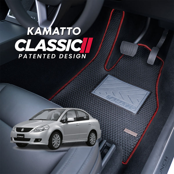 Kamatto Classic Suzuki SX4 Sedan (2006-2014) Car Floor Mat and Carpet