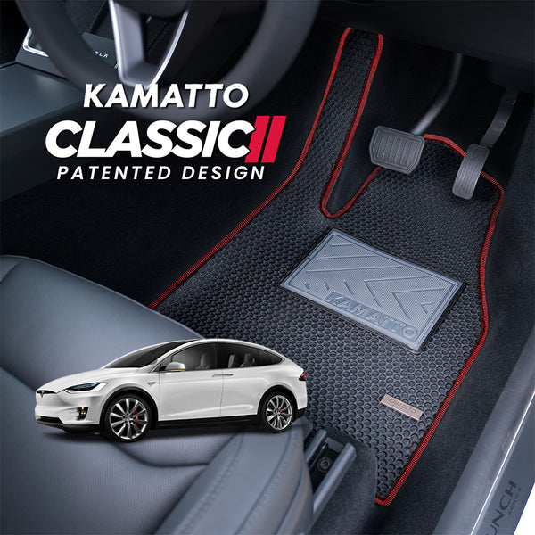 Kamatto Classic Tesla Model X 6-Seater (2015-Present) Car Floor Mat and Carpet