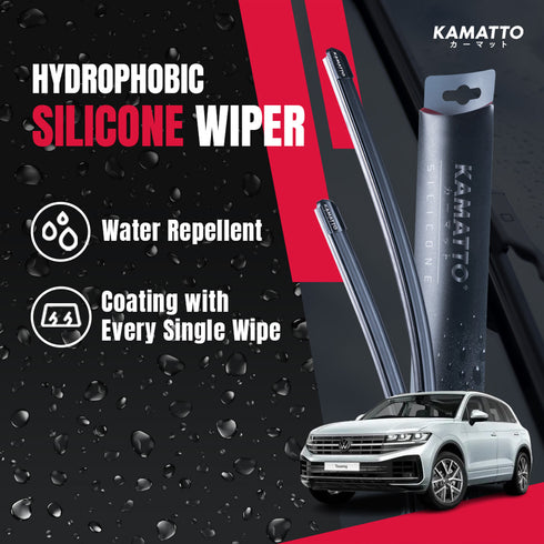 Kamatto Wiper Volkswagen Touareg CR (2024-Present) Hydrophobic Silicone Water Repelling Coating
