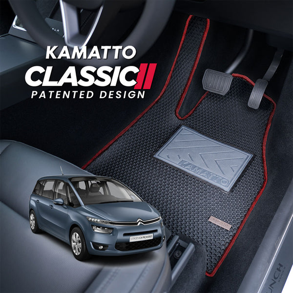 Kamatto Classic Citroen Grand C4 Picasso/Space Tourer 7-Seater (2014-2022) Car Floor Mat and Carpet