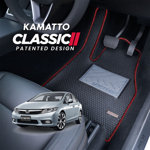 Kamatto Classic Honda Civic FB (2011-2016) Car Floor Mat and Carpet